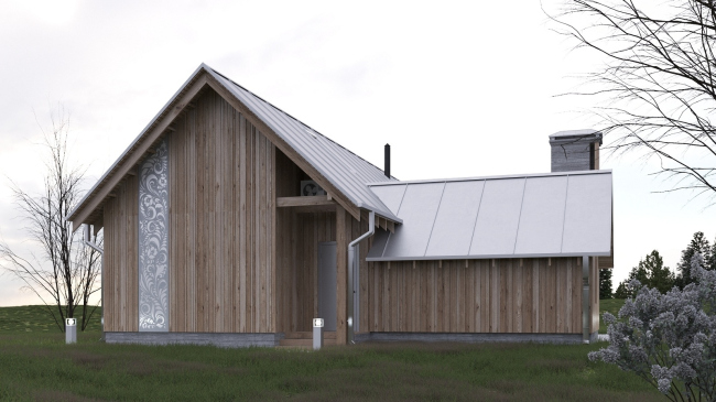Русский стиль. Флагман, Стандарт. Входная группа © Ilya Samsonov Architecture & Design
