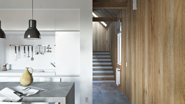 Русский стиль. Интерьер: лестница в спальню © Ilya Samsonov Architecture & Design