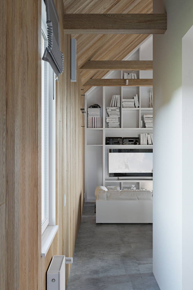 Русский стиль. Интерьер: вид с лестницы © Ilya Samsonov Architecture & Design
