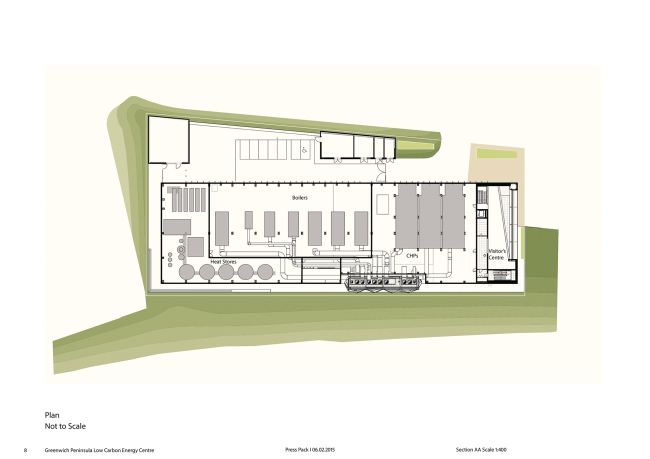 ТЭЦ на полуострове Гринвич © C.F. M&#248;ller Architects