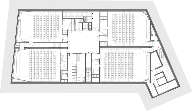 Кинотеатр Alésia – реконструкция © Manuelle Gautrand Architecture