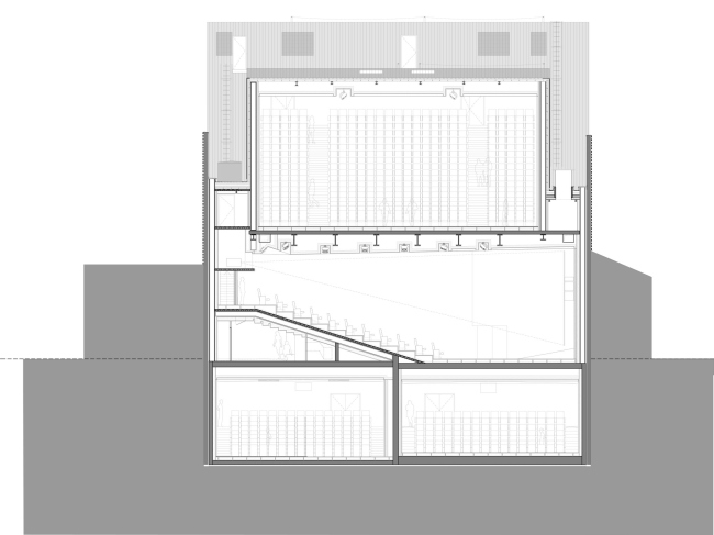 Кинотеатр Alésia – реконструкция © Manuelle Gautrand Architecture