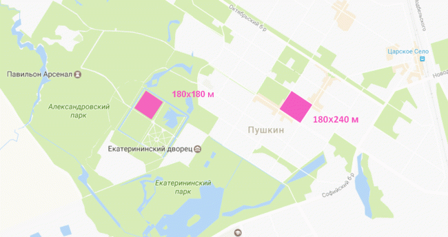 Концепция застройки территории, ограниченной Петербургским шоссе, Кузьминским шоссе, границей Царскосельского завода и Береговой линией реки Кузьминки © «Студия 44» Концепция застройки территории, ограниченной Петербургским шоссе, Кузьминским шоссе, границей Царскосельского завода и Береговой линией реки Кузьминки © «Студия 44»