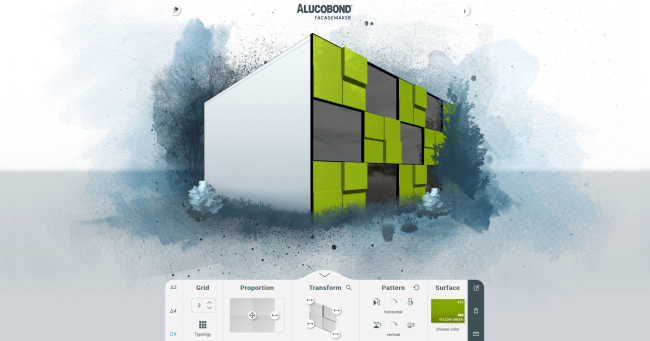 Проектирование фасадов с использованием ALUCOBOND ® . Изображение предоставлено ALUCOBOND ® 