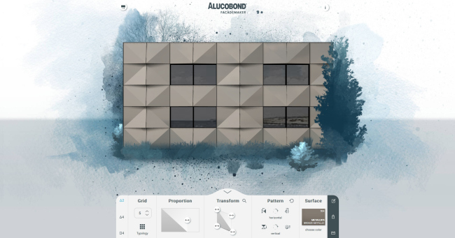Проектирование фасадов с использованием ALUCOBOND ® . Изображение предоставлено ALUCOBOND ® 