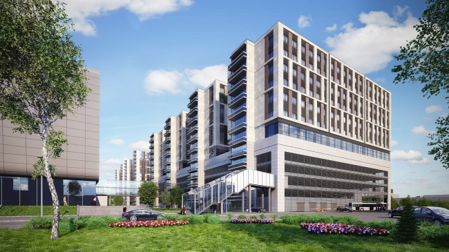 Multifunctional complex in "Park of Legends" on the territory of the former ZIL plant � Olimpproekt Group