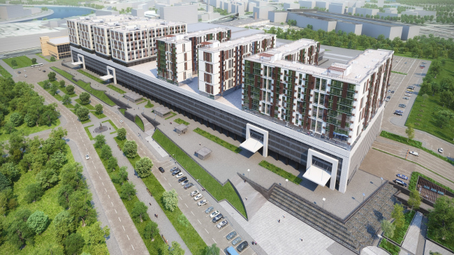 Multifunctional complex in "Park of Legends" on the territory of the former ZIL plant � Olimpproekt Group
