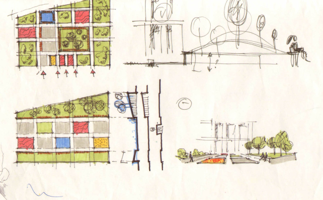 ZilArt residential complex. Layout  Eugene Gerasimov and Partners