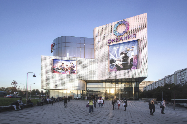 "Oceania" multifunctional center (facade solution)  Asadov Architectural Bureau