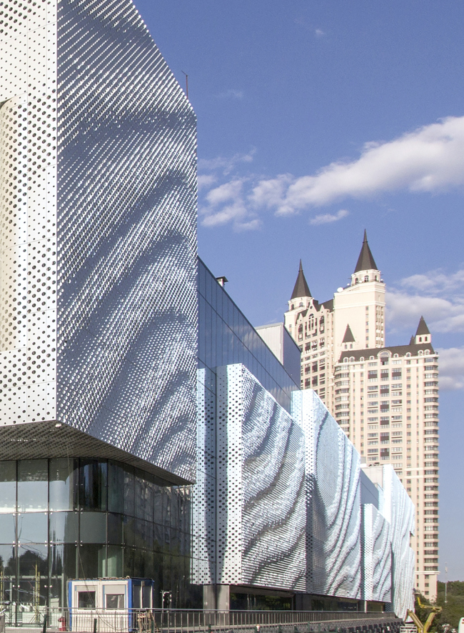 "Oceania" multifunctional center (facade solution) � Asadov Architectural Bureau