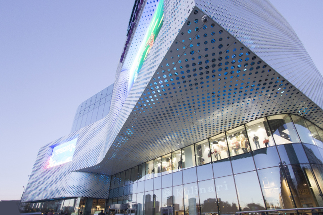 "Oceania" multifunctional center (facade solution) � Asadov Architectural Bureau