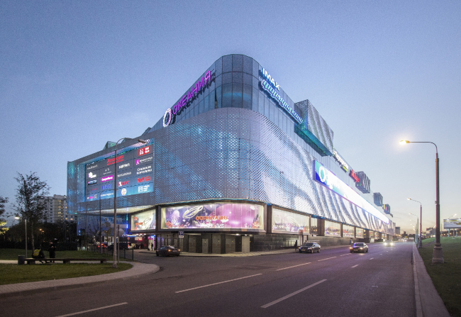 "Oceania" multifunctional center (facade solution)  Asadov Architectural Bureau