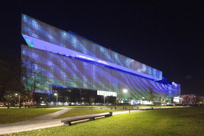 "Oceania" multifunctional center (facade solution)  Asadov Architectural Bureau