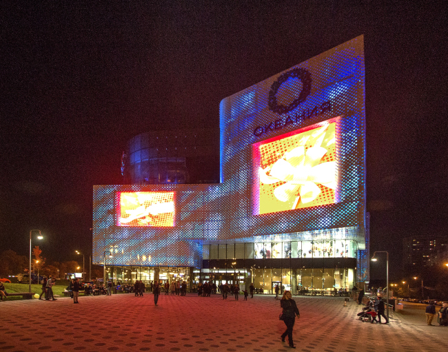 "Oceania" multifunctional center (facade solution) � Asadov Architectural Bureau