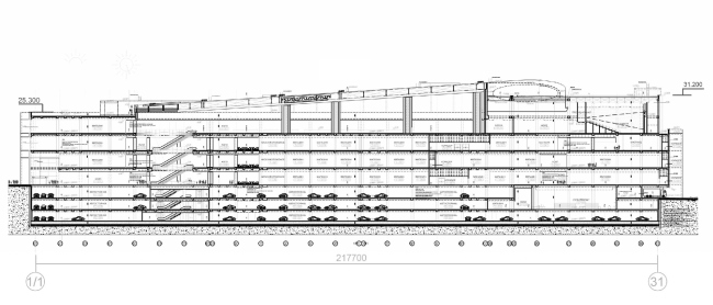 "Oceania" multifunctional center (facade solution)  Asadov Architectural Bureau