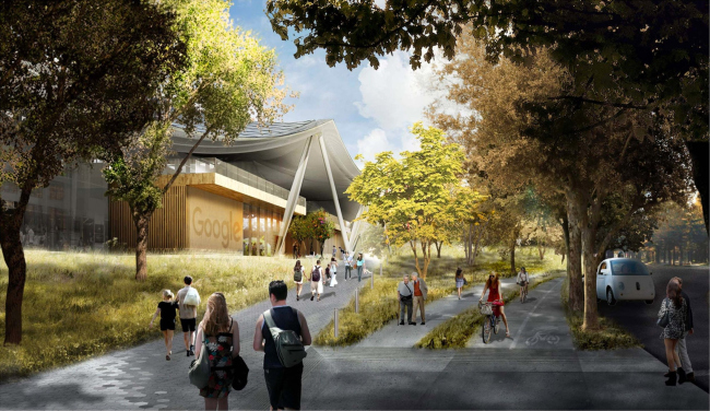 ����� ������ Google. BIG � Heatherwick Studio. �����������: Google