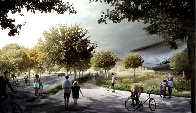 ����� ������ Google. BIG � Heatherwick Studio. �����������: Google