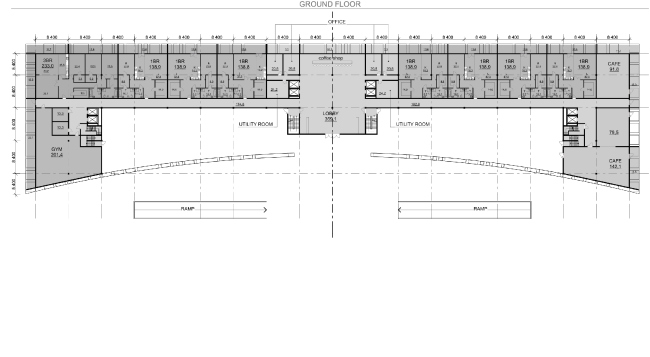 Palm Jumairah Community project. Plan of the first floor  "GrandProjectCity"