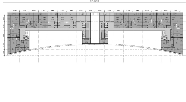 Palm Jumairah Community project. Plan of the third floor  "GrandProjectCity"
