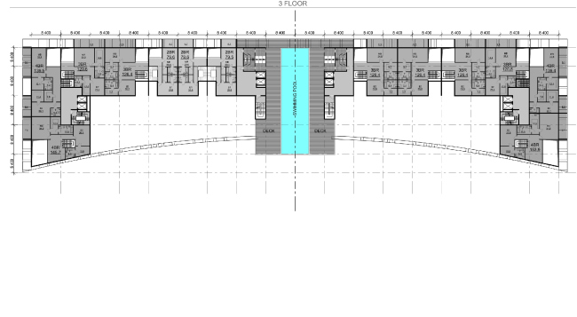 Palm Jumairah Community project. Plan of the fourth floor  "GrandProjectCity"