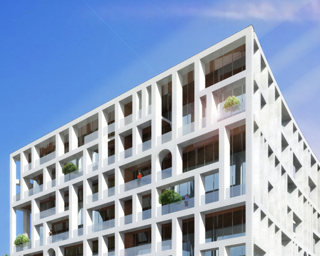 Palm Jumairah Community project. Facade fragment � "GrandProjectCity"