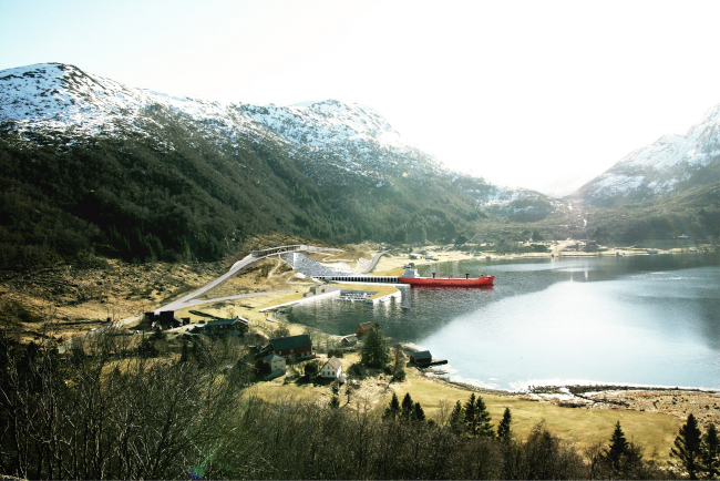 ������� ��� �������� ����� ���������� ����. �����������: Norwegian Coastal Administration/Snøhetta