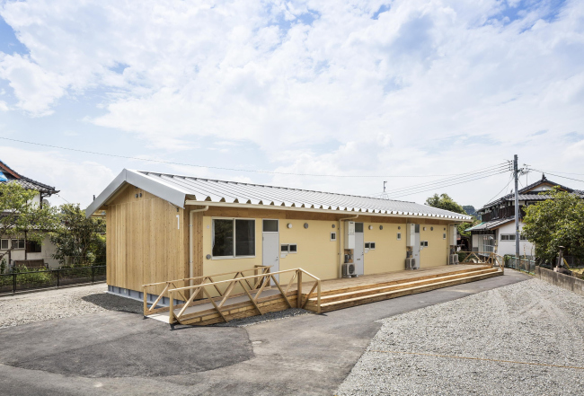 Wooden Prefabricated Temporary Housing  Kumamoto Earthquake, Japan. Photo by Hiroyuki Hirai