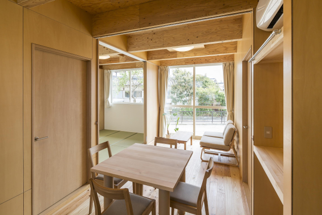 Wooden Prefabricated Temporary Housing  Kumamoto Earthquake, Japan. Photo by Hiroyuki Hirai