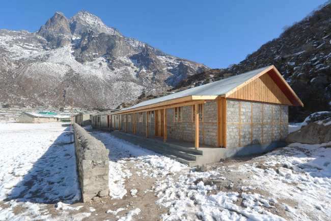 Secondary School in Khumjung, Nepal. Photo by Voluntary Architects' Network