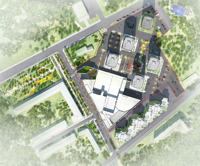 Multifunctional complex "Five Stars". Master plan � A.Len