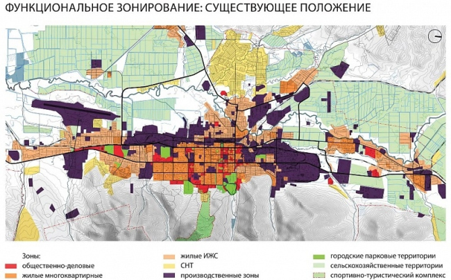 Концепция пространственного развития Южно-Сахалинска © «Остоженка»