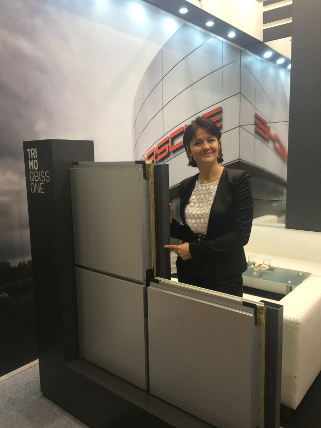 �������� �������� � �������� ��������� �������� ������� Qbiss One. ����� �������� Trimo �� �������� MosBuild 2017