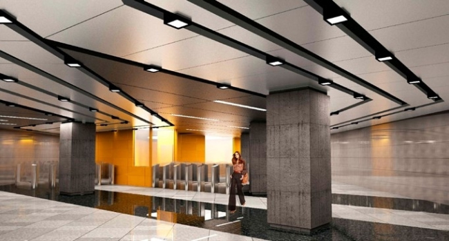 Станция метро «Зюзино» © АО «Мосинжпроект». Предоставлено пресс-службой «Москомархитектуры»