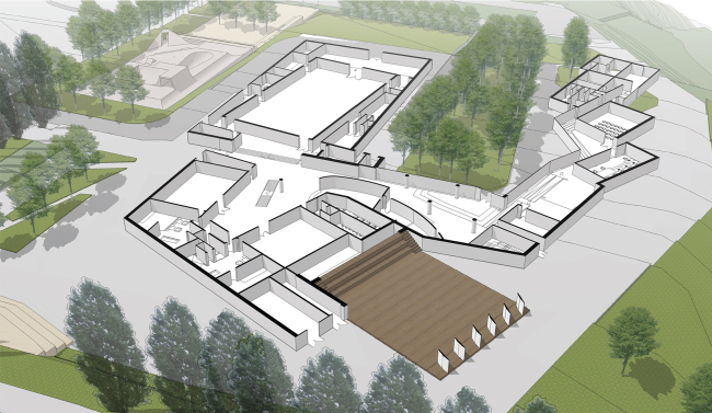 Innovation and Culture Center in Kaluga. The first floor � WOWHAUS