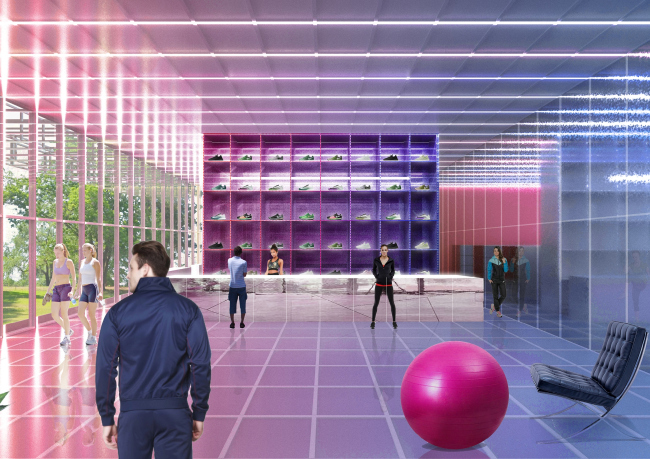 ��������� ����������� ������ Nike � ����� �������� � Kosmos Architects