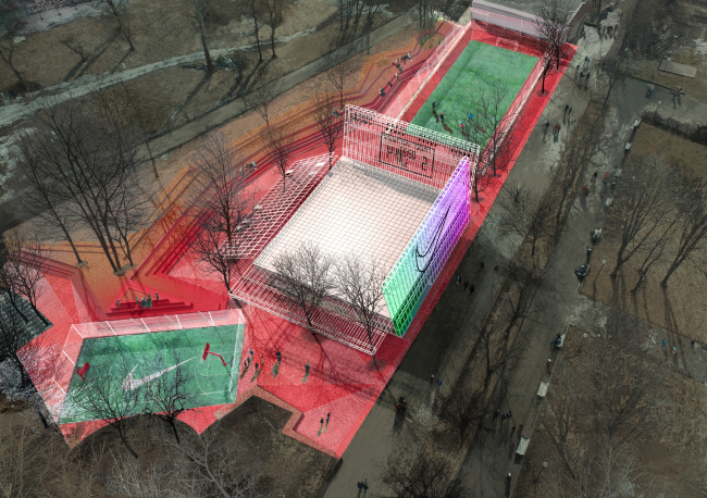 ��������� ����������� ������ Nike � ����� �������� � Kosmos Architects