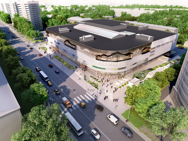 Renovation of the "Fifth Avenue" shopping center � Blank Architects