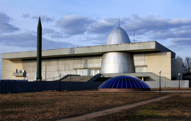 Museum of Cosmonautics in Kaluga. Architects: B.Barkhin, E.Kireev, N.Orlova, V.Strogy, K.Fomin, 1960-1967. Photograph � Julia Tarabarina, Archi.ru