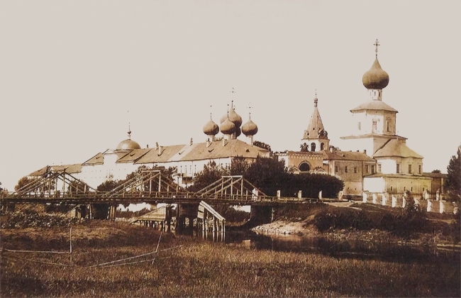 Желтиков монастырь в Твери. Фотография н. XX в. Из кн.: А.М. Салимов. Средневековое зодчество Твери и прилежащих земель. XII-XVI века. М., 2016 Желтиков монастырь в Твери. Фотография н. XX в. Из кн.: А.М. Салимов. Средневековое зодчество Твери и прилежащих земель. XII-XVI века. М., 2016