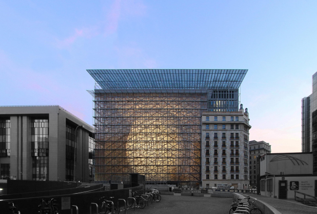 ������ Europa ������������ ������. Philippe Samyn and partners architects & engineers, LEAD and DESIGN PARTNER.
With Studio Valle Progettazioni architects, Buro Happold Limited engineers. ���� � Quentin Olbrechts