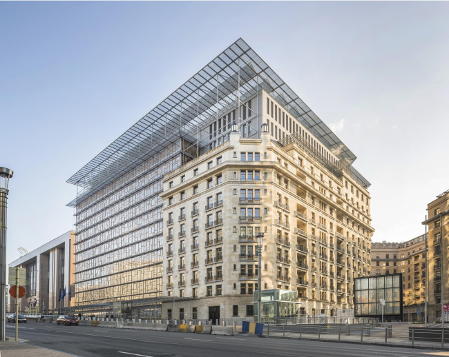 ������ Europa ������������ ������. Philippe Samyn and partners architects & engineers, LEAD and DESIGN PARTNER.
With Studio Valle Progettazioni architects, Buro Happold Limited engineers. ���� � European Union