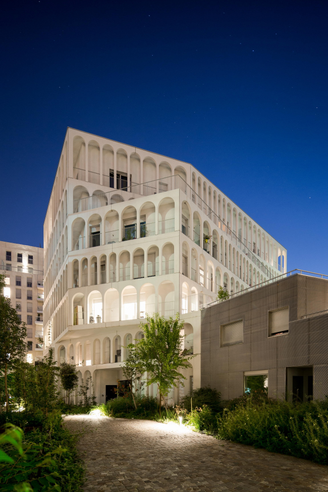 Комплекс социального жилья Arches Boulogne © Pierre L′Excellent