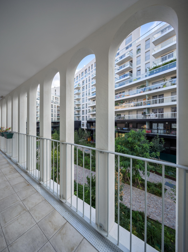 Комплекс социального жилья Arches Boulogne © Pierre L′Excellent