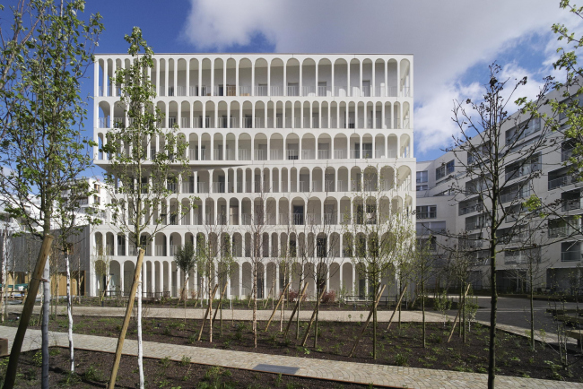 Комплекс социального жилья Arches Boulogne © Julien Lanoo
