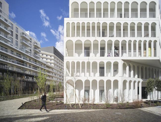 Комплекс социального жилья Arches Boulogne © Julien Lanoo