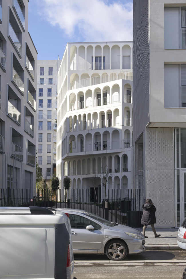 Комплекс социального жилья Arches Boulogne © Julien Lanoo