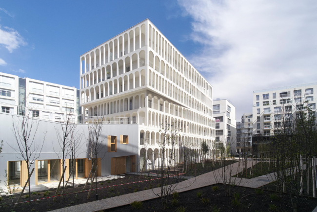 Комплекс социального жилья Arches Boulogne © Julien Lanoo