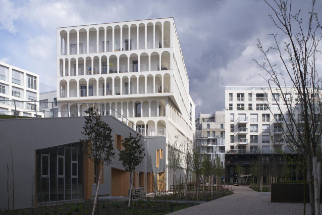 Комплекс социального жилья Arches Boulogne © Julien Lanoo