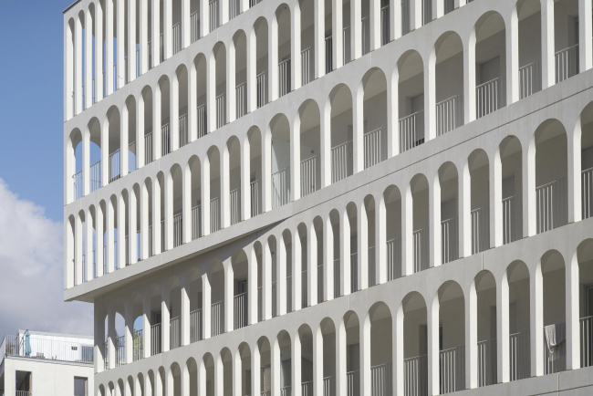 Комплекс социального жилья Arches Boulogne © Julien Lanoo