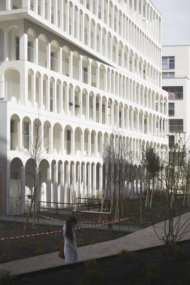 Комплекс социального жилья Arches Boulogne © Julien Lanoo
